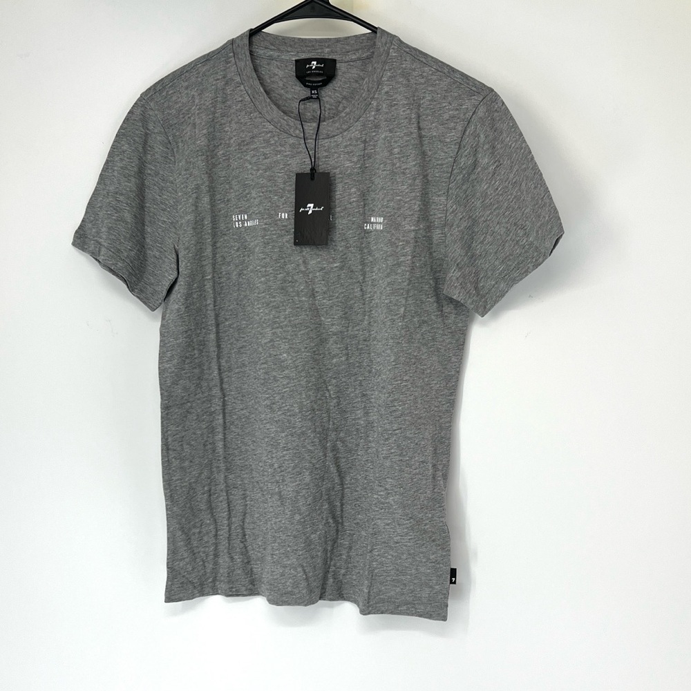7 For All Mankind NWT Short Sleeve T shirt men’s  XS